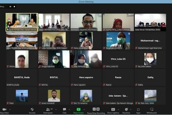 PERSIAPKAN DIRI MENUJU DESK EVALUASI ZONA INTEGRITAS, BARETA GELAR SHARING BERSAMA KEPALA BALAI/LOKA BNN RI