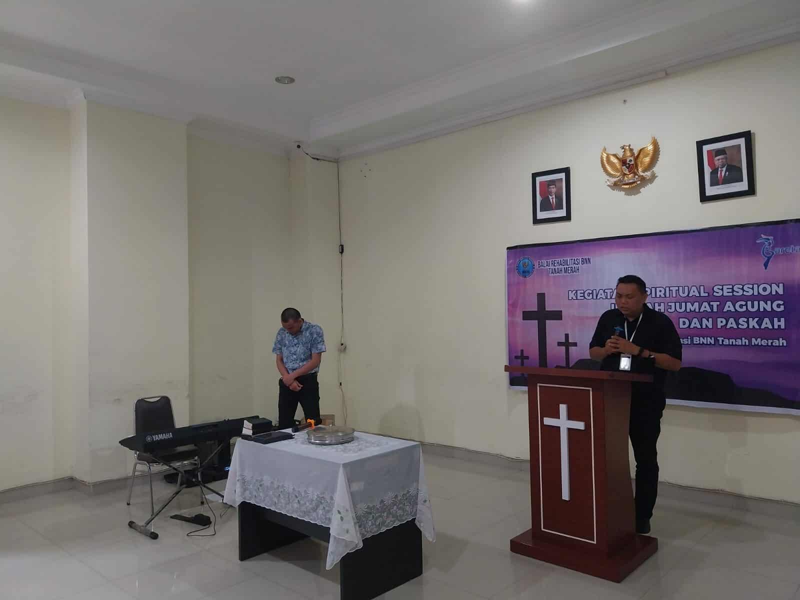 IBADAH DAN SAKRAMEN PERJAMUAN KUDUS JUMAT AGUNG BAGI KLIEN BARETA IBADAH DAN SAKRAMEN PERJAMUAN KUDUS JUMAT AGUNG BAGI KLIEN BARETA