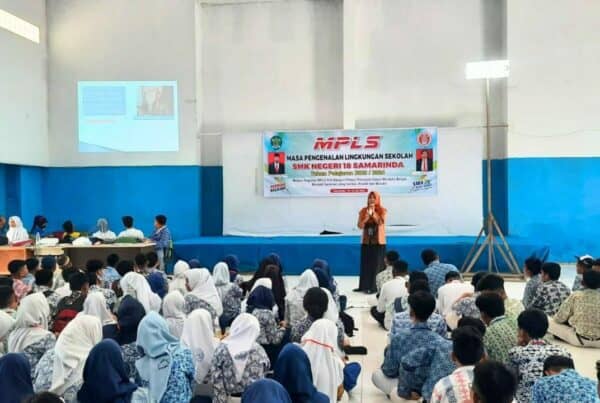 SMK NEGERI 18 SAMARINDA GANDENG BARETA DALAM KEGIATAN MPLS TAHUN 2023