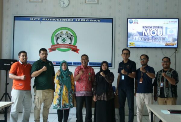 BARETA & PUSKESMAS LEMPAKE GELAR EVALUASI MOU TAHUN PERTAMA