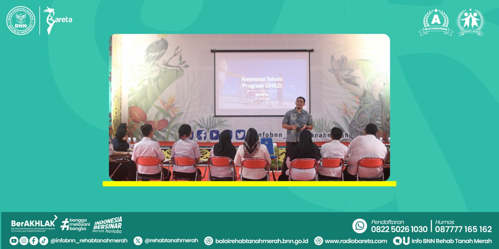 HARI PERTAMA ASISTENSI PROGRAM CHILD PADA ANAK PENYALAHGUNA NARKOBA HARI PERTAMA ASISTENSI PROGRAM CHILD PADA ANAK PENYALAHGUNA NARKOBA