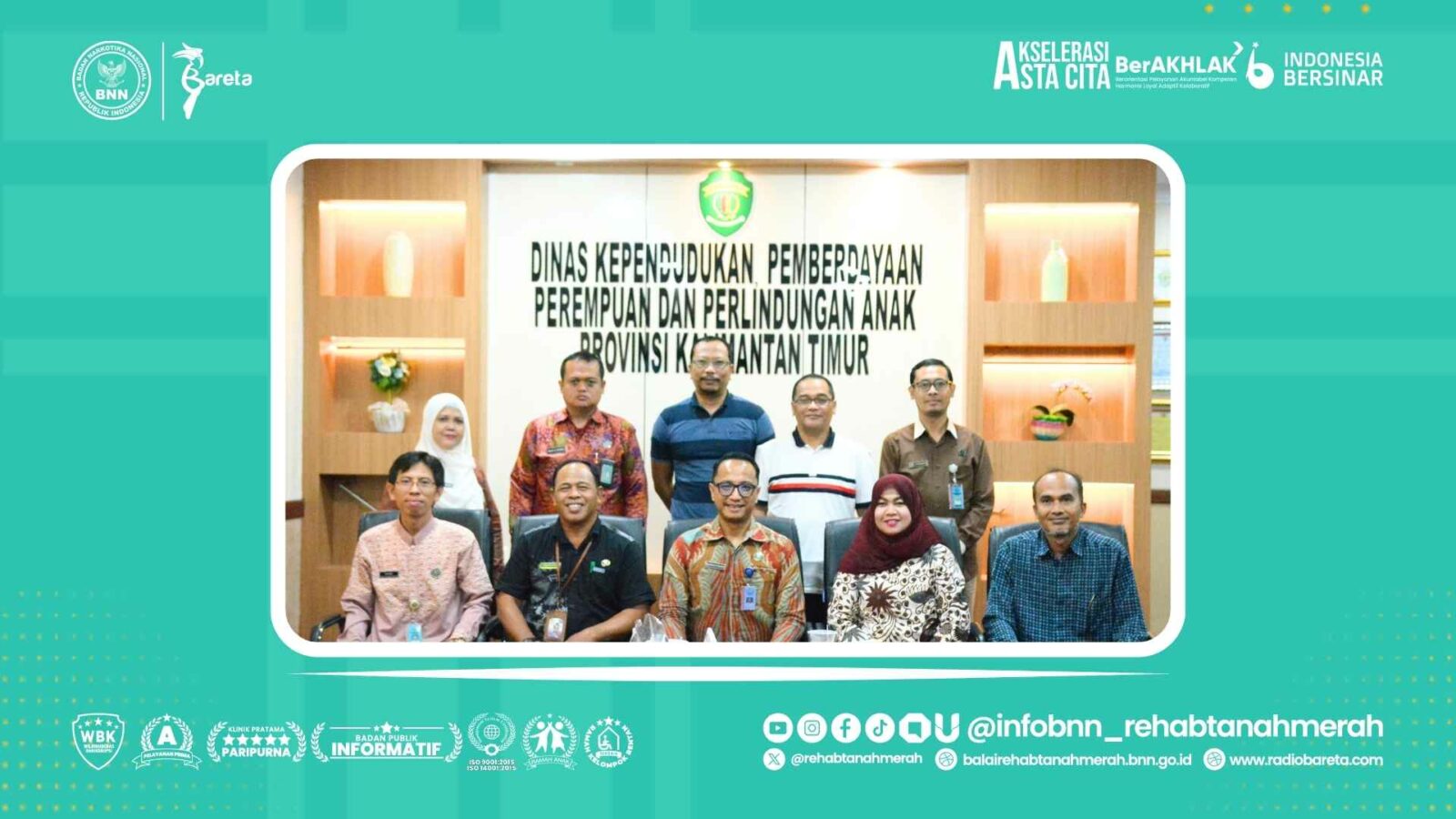 AUDIENSI BERSAMA DINAS KEPENDUDUKAN PEMBERDAYAAN PEREMPUAN & PERLINDUNGAN ANAK PROVINSI KALIMANTAN TIMUR AUDIENSI BERSAMA DINAS KEPENDUDUKAN PEMBERDAYAAN PEREMPUAN & PERLINDUNGAN ANAK PROVINSI KALIMANTAN TIMUR