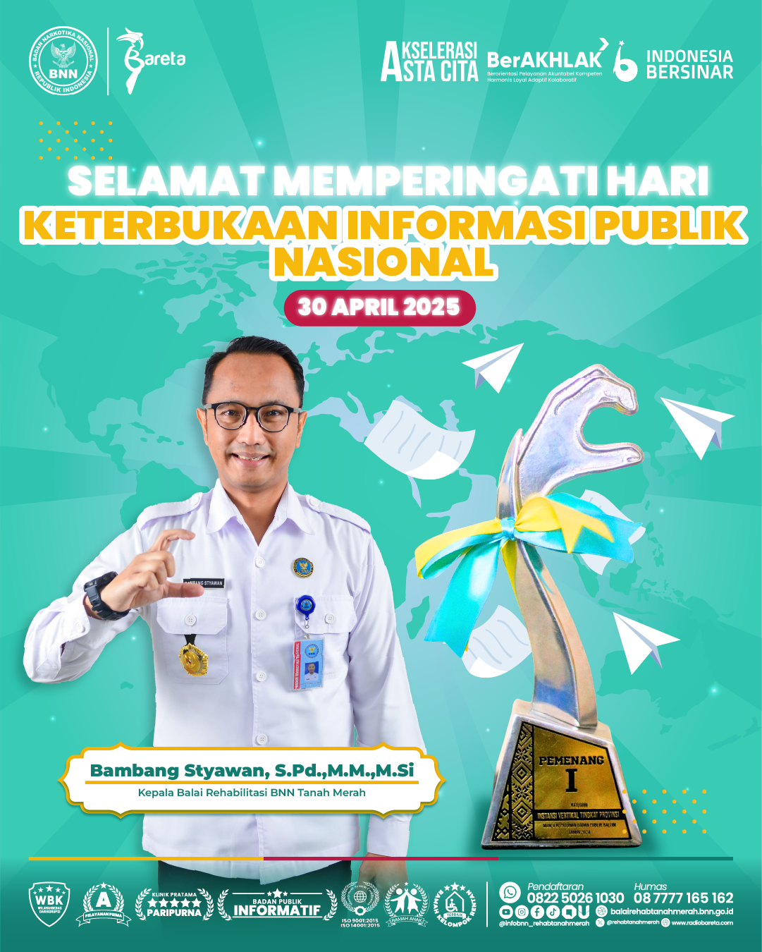 SELAMAT MEMPERINGATI HARI KETERBUKAAN INFORMASI PUBLIK NASIONAL TAHUN 2025 SELAMAT MEMPERINGATI HARI KETERBUKAAN INFORMASI PUBLIK NASIONAL TAHUN 2025