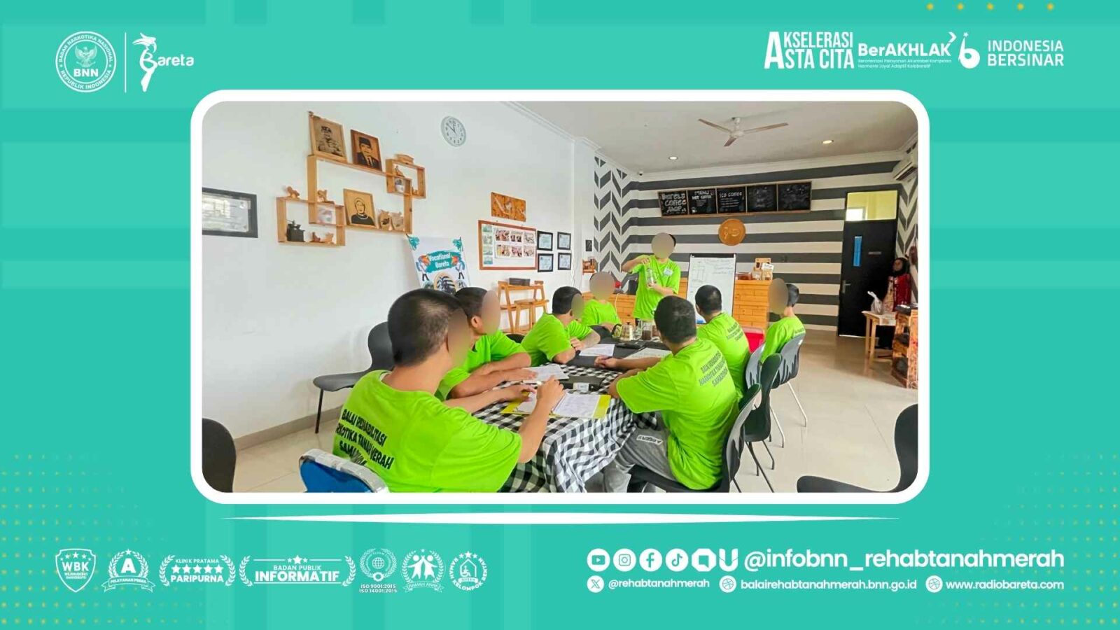 BUKAN SEKEDAR PULIH, TETAPI PRODUKTIF! KLIEN BARETA IKUTI KELAS VOKASIONAL BARISTA KELAS VOKASIONAL BARISTA