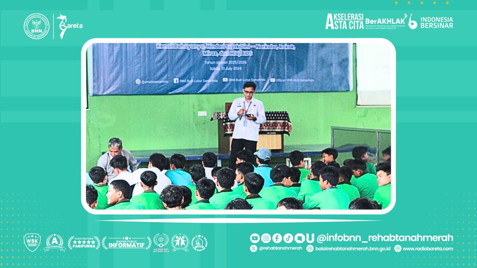 PERSIAPKAN GENERASI BERSINAR, BARETA HADIR DI MPLS SMA BUDI LUHUR SAMARINDA Konsep Otomatis