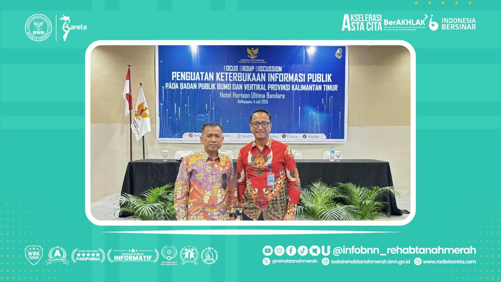 FOCUS GROUP DISCUSSION KETERBUKAAN INFORMASI - KOMISI INFORMASI PROVINSI KALIMANTAN TIMUR FOCUS GROUP DISCUSSION KETERBUKAAN INFORMASI – KOMISI INFORMASI PROVINSI KALIMANTAN TIMUR
